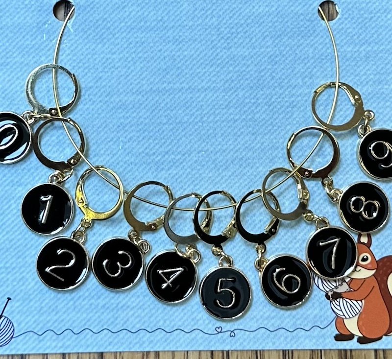 Numbered Stitch Markers/Progress Keepers
