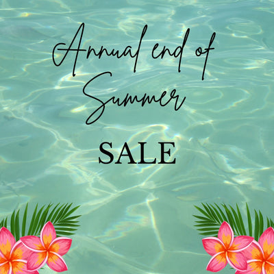 End of Summer, 2024 Annual Sale