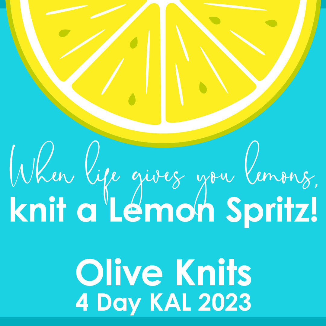 Join us for Olive Knits' 7th Annual 4-day KAL: the Lemon Spritz Tee!