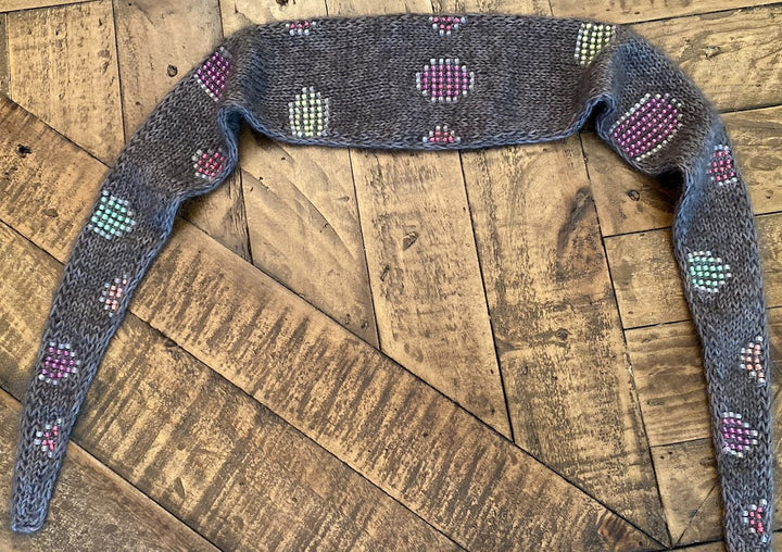 Painting with Beads with Gemma